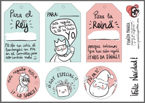 etiquetas de regalos para imprimir
