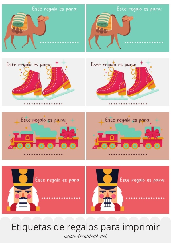 Etiquetas regalos