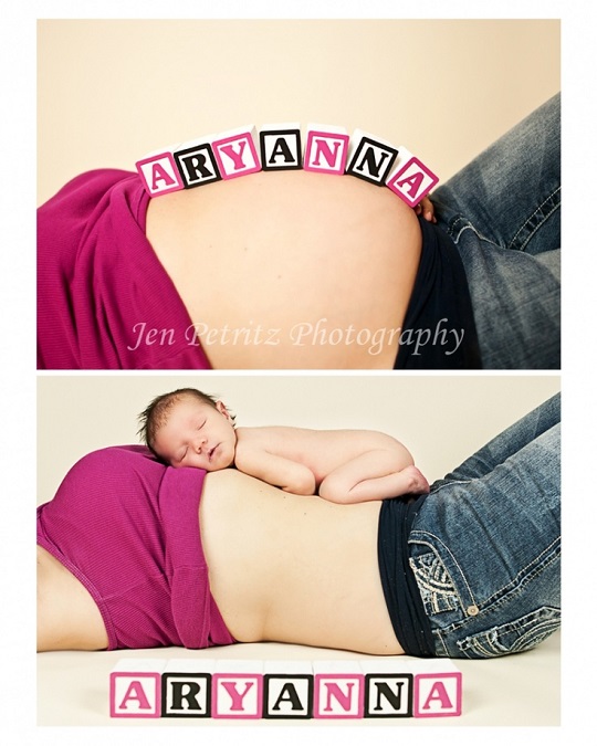 Fotos originales de embarazo y bebé