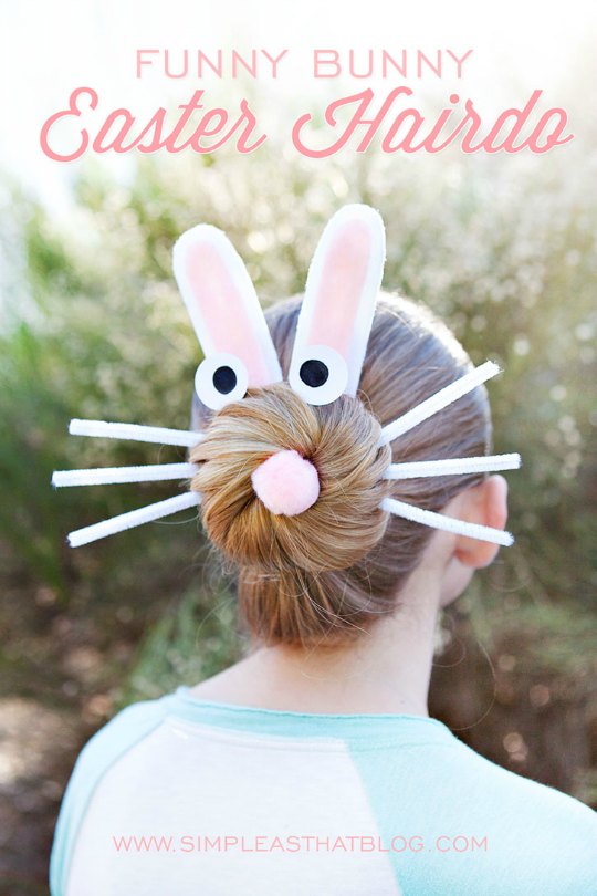 Simpático peinado para Pascua