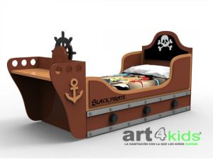 Dormitorio temático Black Pirate