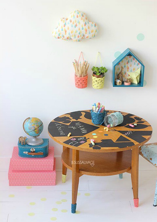 4 Proyectos decorativos con pintura pizarra