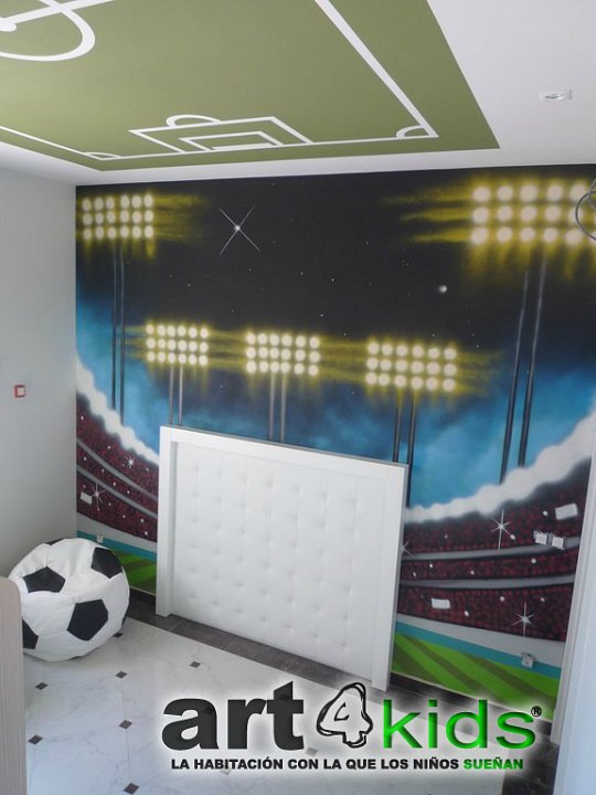ideas decoracion habitacion futbol dormitorio para futbolistas de art4kids ideas decoracion habitacion futbol dormitorio para futbolistas de art4kids
