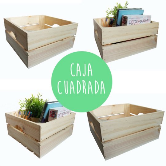 caja-madera-cuadrada Cajas de madera