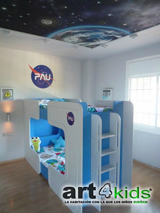 Habitación temática "Espacial"
