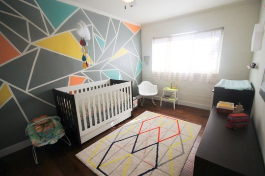 Tendencia decoración bebés geométrica