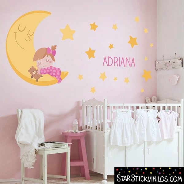vinilo-luna-estrellas-niña