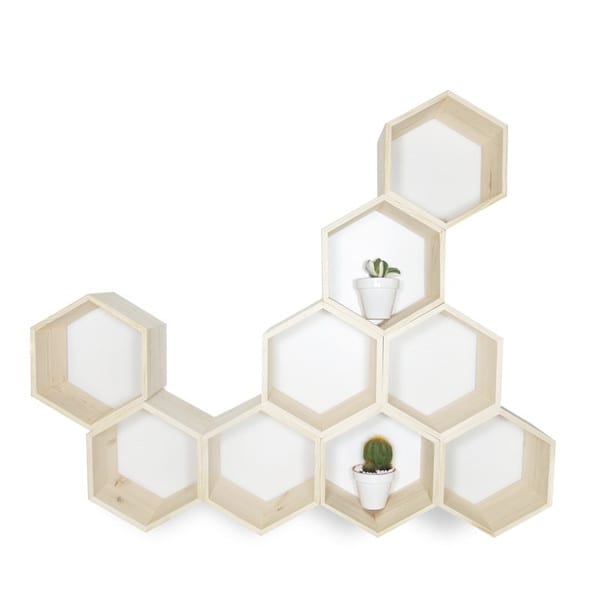 Tendencias: estanterías hexagonales