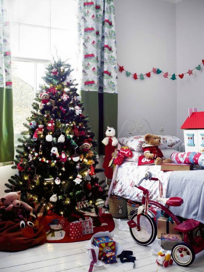 Habitaciones infantiles navideñas