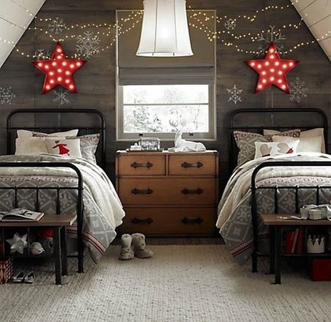 Habitaciones infantiles decoradas de Navidad