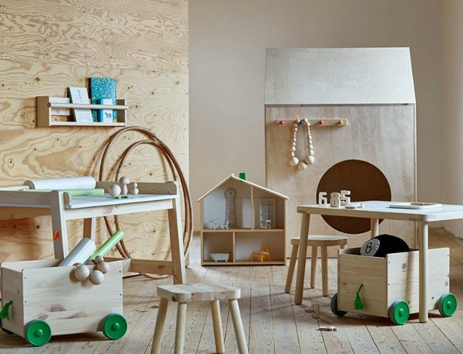 Serie Flisat de Ikea, para organizar y jugar