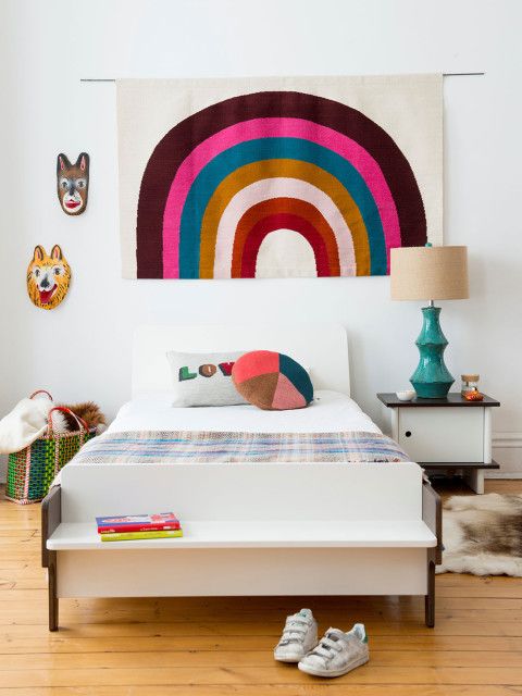 Decoración Arcoiris para habitaciones de niños y bebés