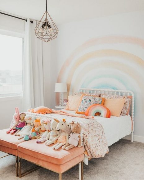 Decoración Arcoiris para habitaciones de niños y bebés