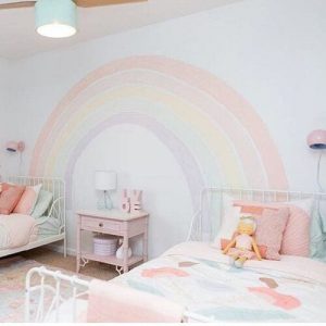 Decoración Arcoiris para habitaciones de niños y bebés