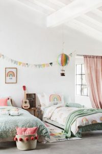 Decoración Arcoiris para habitaciones de niños y bebés