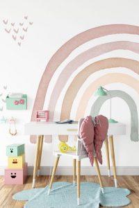 Decoración Arcoiris para habitaciones de niños y bebés