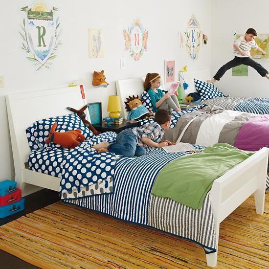 Pintar habitaciones infantiles compartidas - DECOIDEAS.NET - Ideas de