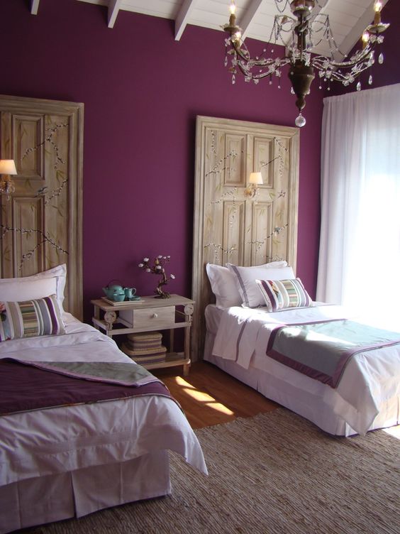 10 Cabeceros originales para habitaciones compartidas