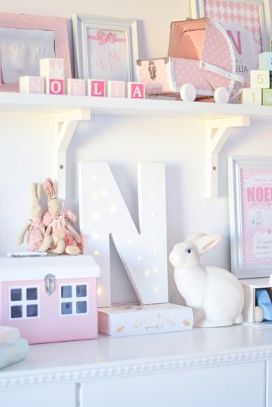 El dormitorio femenino de Noelia. Decoración bebés, Decoideas.net