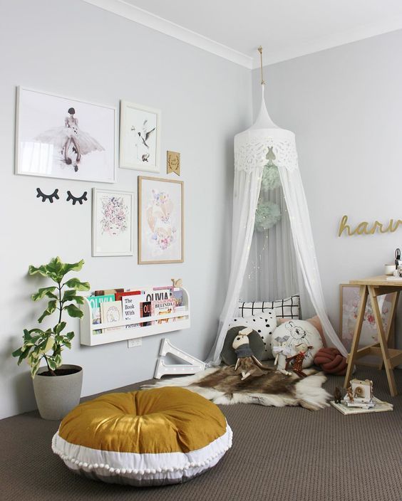 Inspiración rincones de lectura para niños