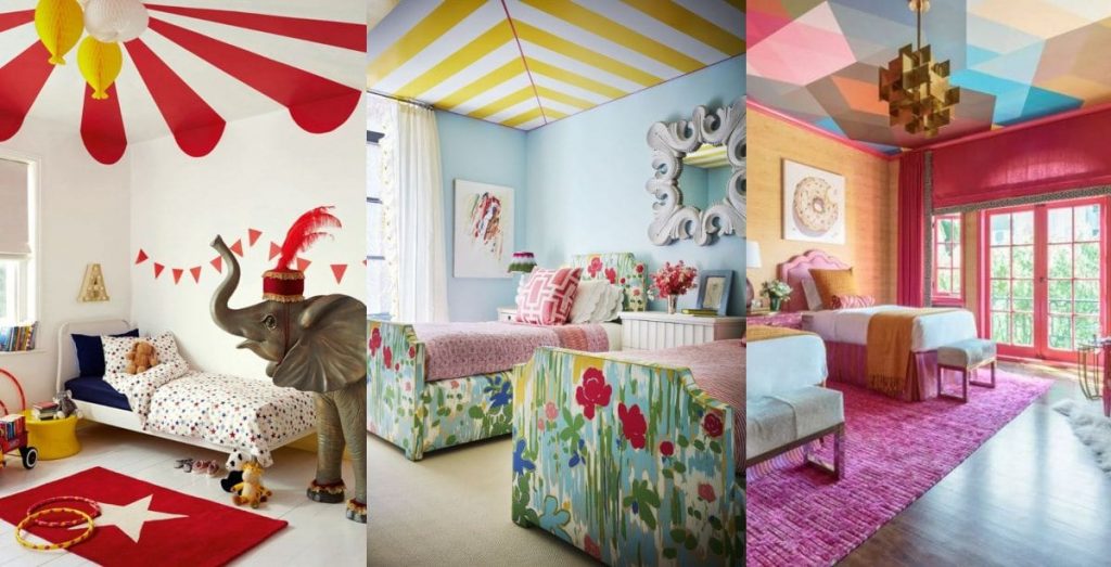 Ideas para decorar los techos infantiles * 25 FOTOS Inspiración