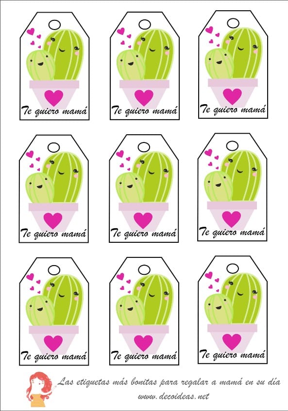Etiquetas Cactus