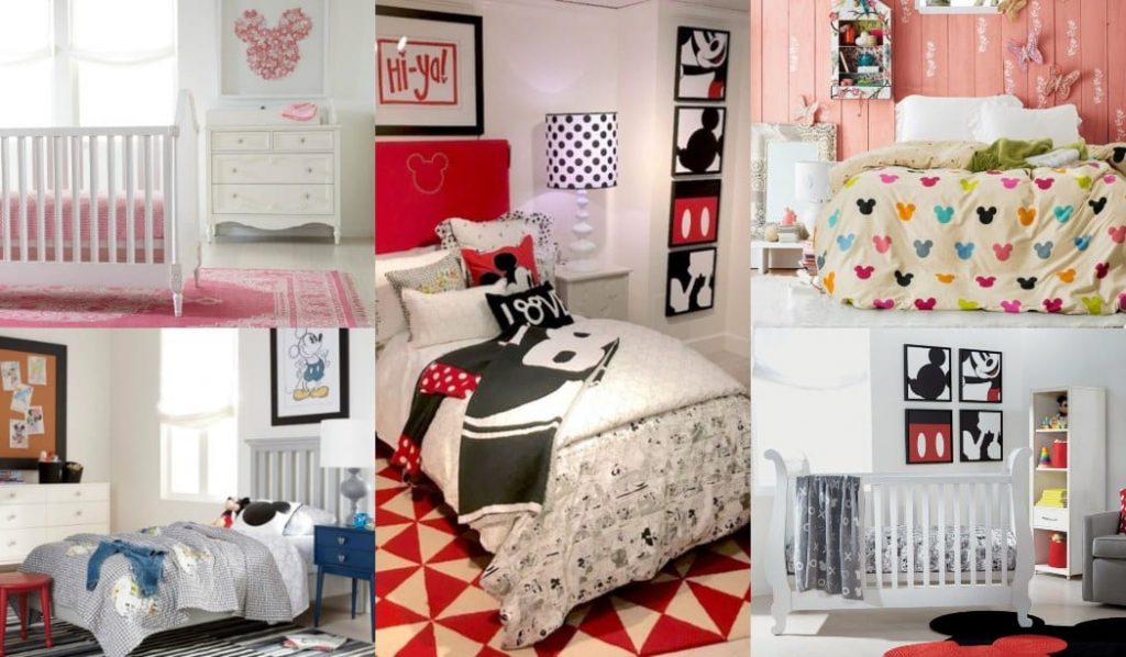 Habitaciones de Mickey Mouse con buenas ideas decorativas