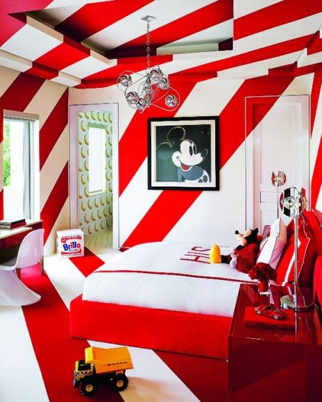 Habitaciones de Mickey Mouse con buenas ideas decorativas