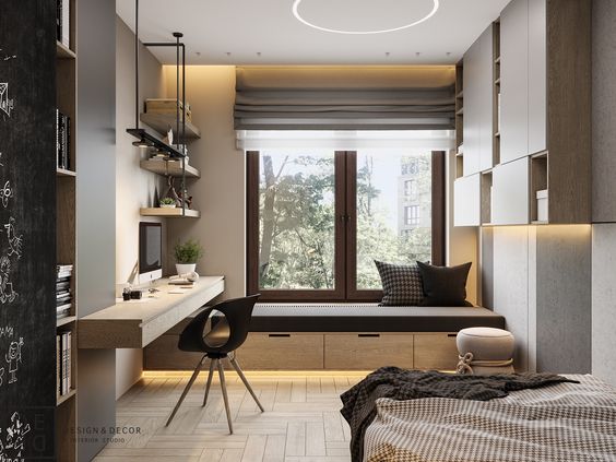 Decorar habitaciones de estudiantes universitarios