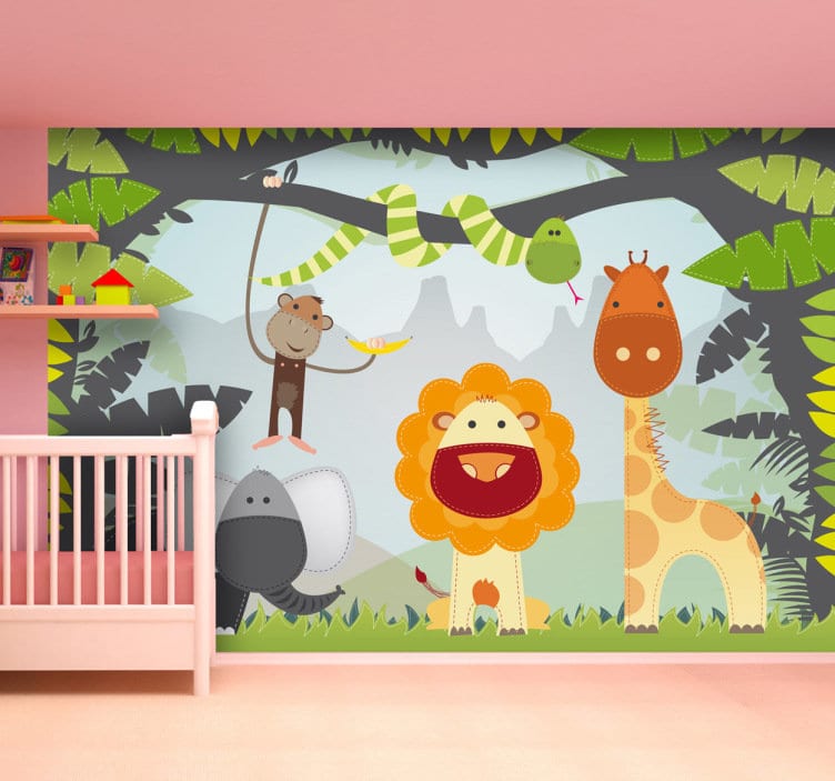 Consigue un acabado sorprendente en la habitación del bebé