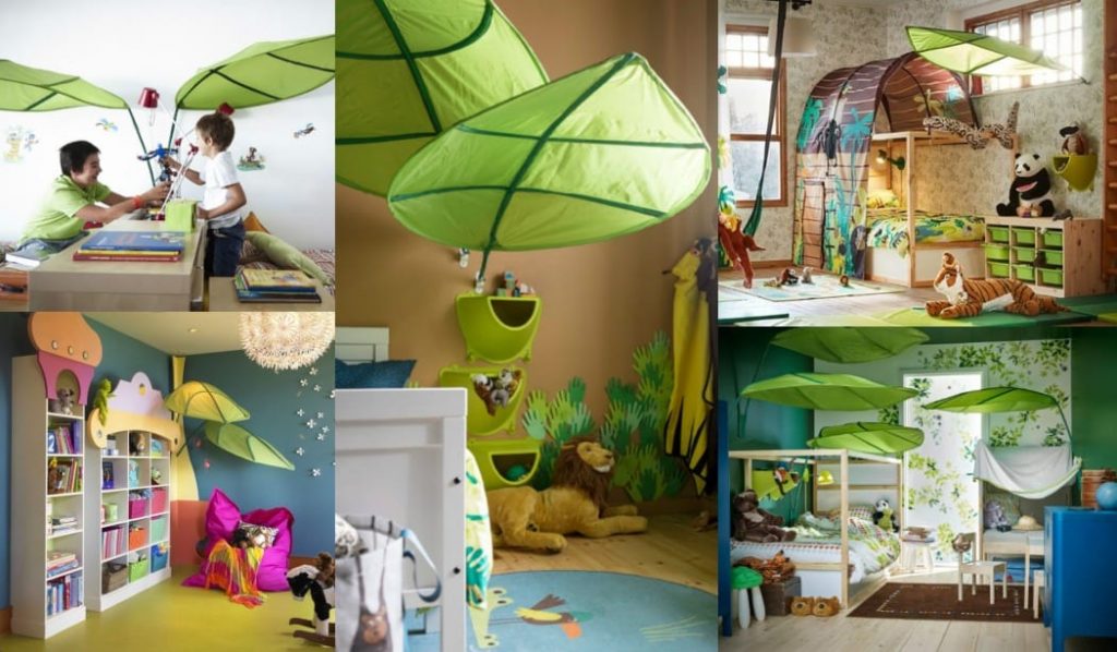 Löva el dosel Ikea más famoso