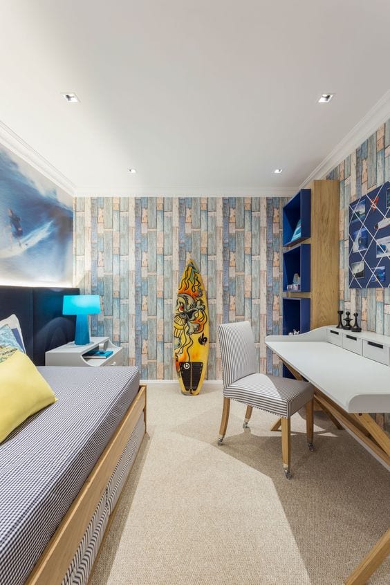 Habitación juvenil surf