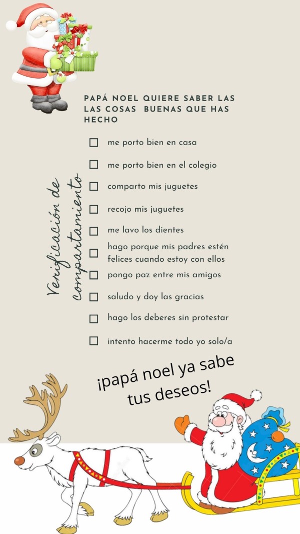 Cartas de Papá Noel para imprimir ¡Descargables GRATUITOS!