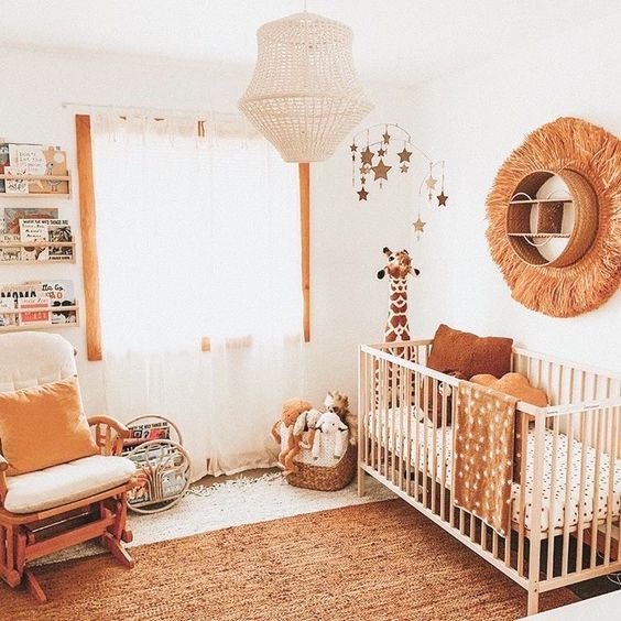 Boho habitación bebé