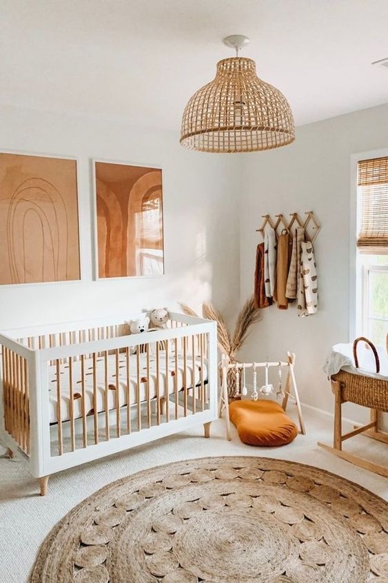 Boho habitación bebé