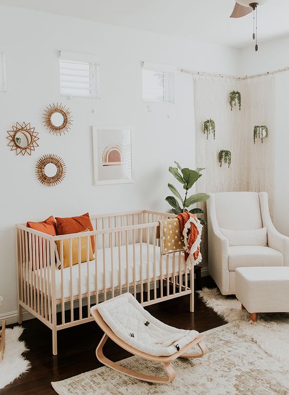 Boho habitación bebe