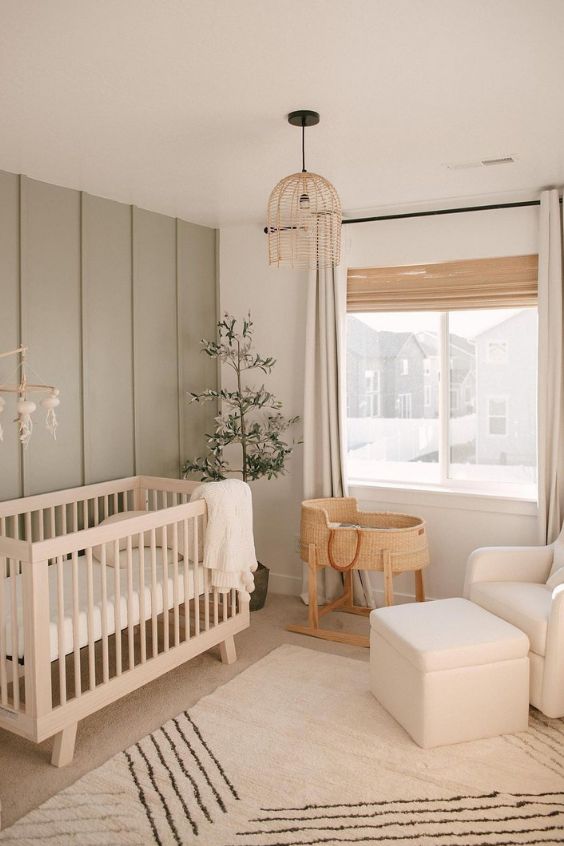 Paredes paneladas habitaciones bebes